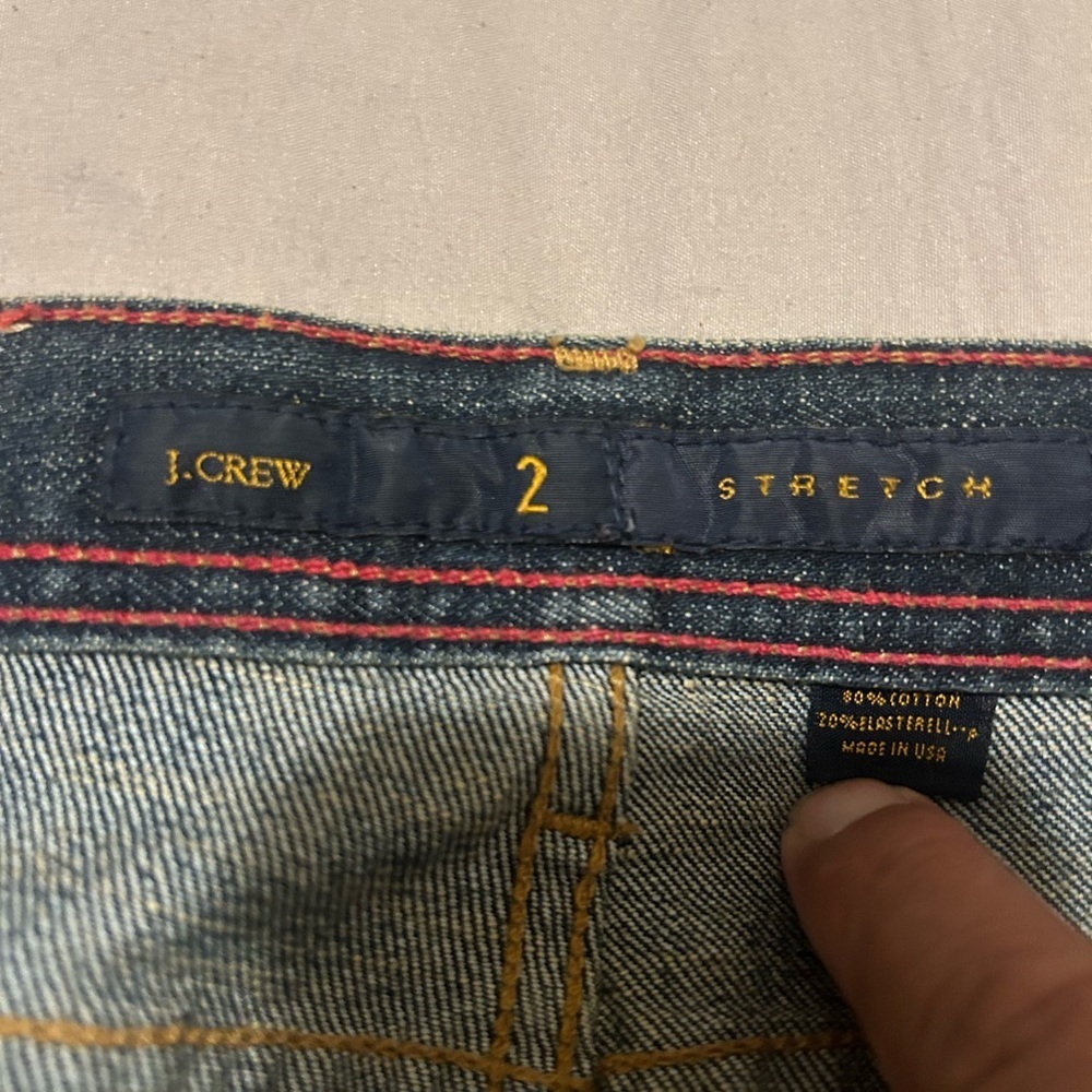 J. Crew Women's Dark Blue Straight Leg Jeans - Picture 9 of 9